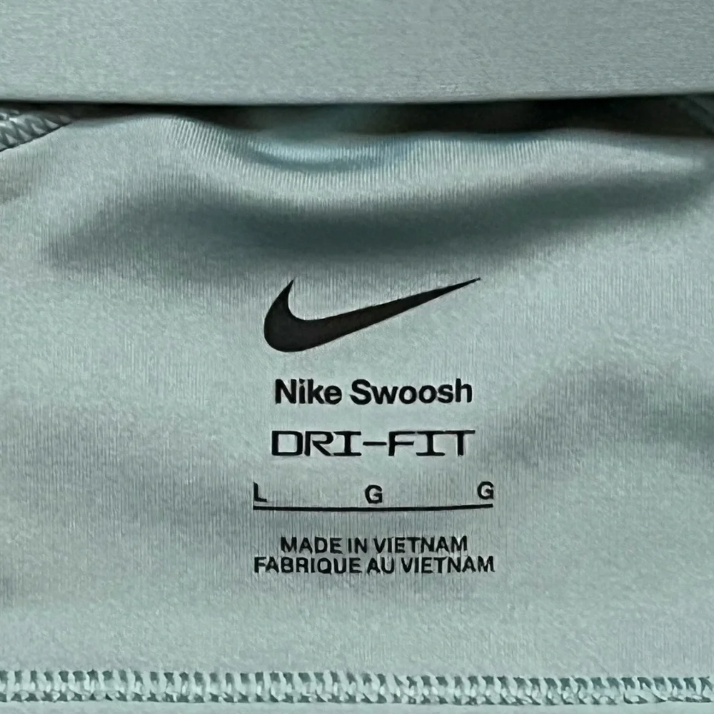 Nike Swoosh Women’s Large Medium Support Padded Racerback Sports Bra In Cannon - Picture 4 of 8